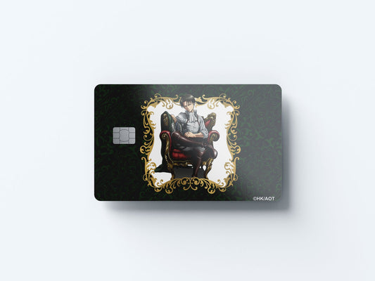 Watercolor lounging levi design | credit card sticker | small chip | credit card skin for nursery and home wall decor.