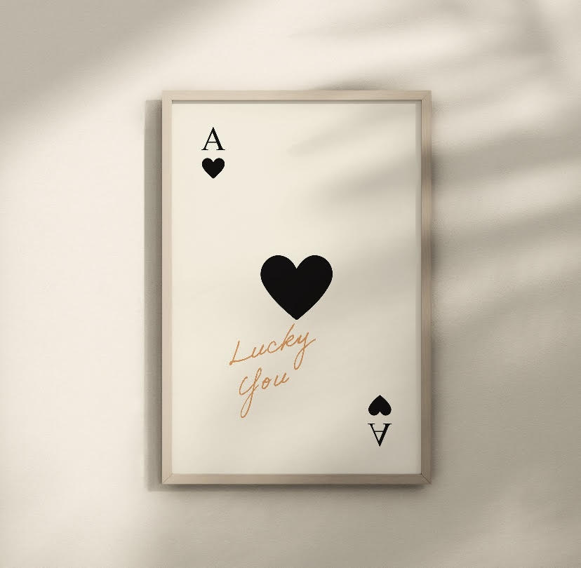 Fortunate You Playing Card Design