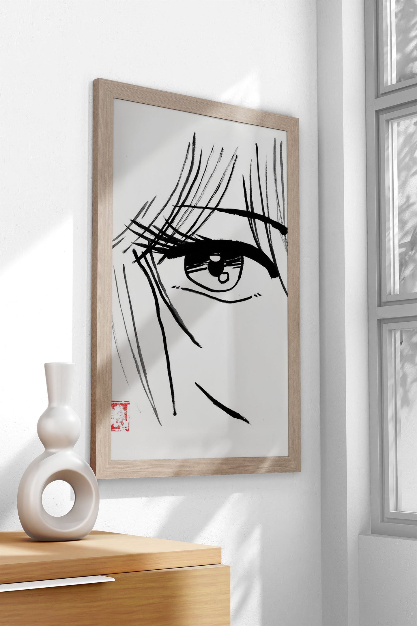 manga eye 02 Asian Style Poster | Wall Art for Home & Office | High-Quality Print - High-Quality Visual Display