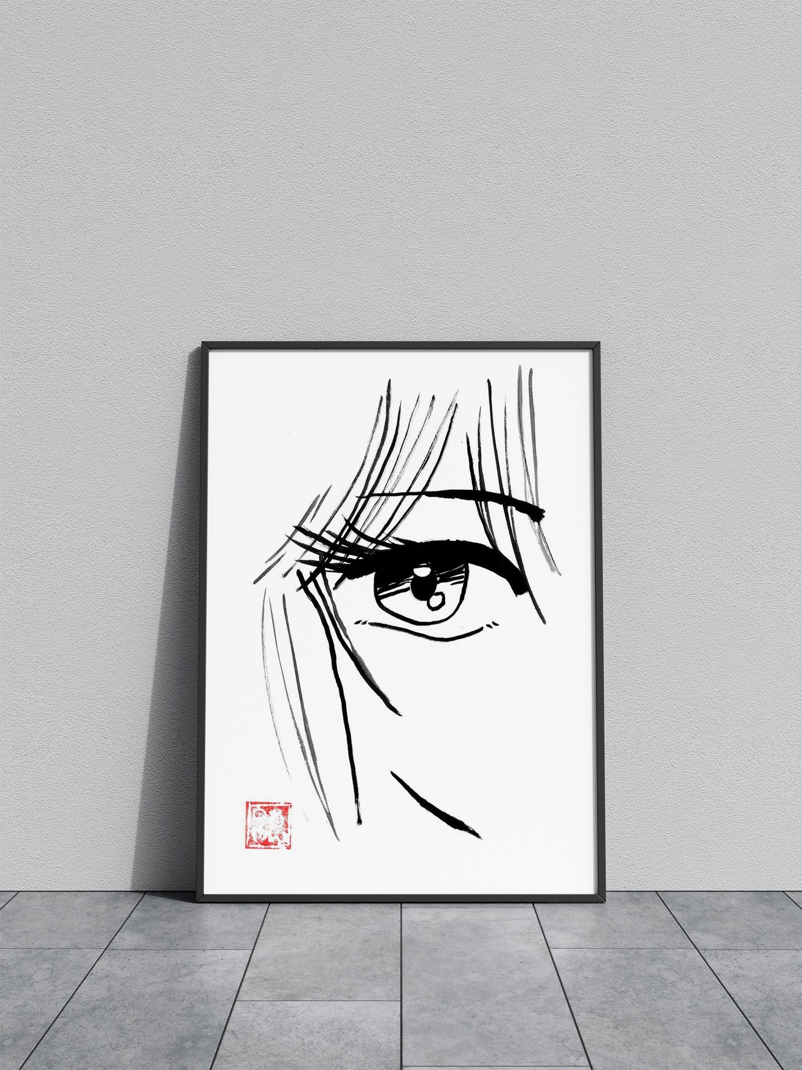 manga eye 02 Asian Style Poster | Wall Art for Home & Office | High-Quality Print - High-Quality Visual Display