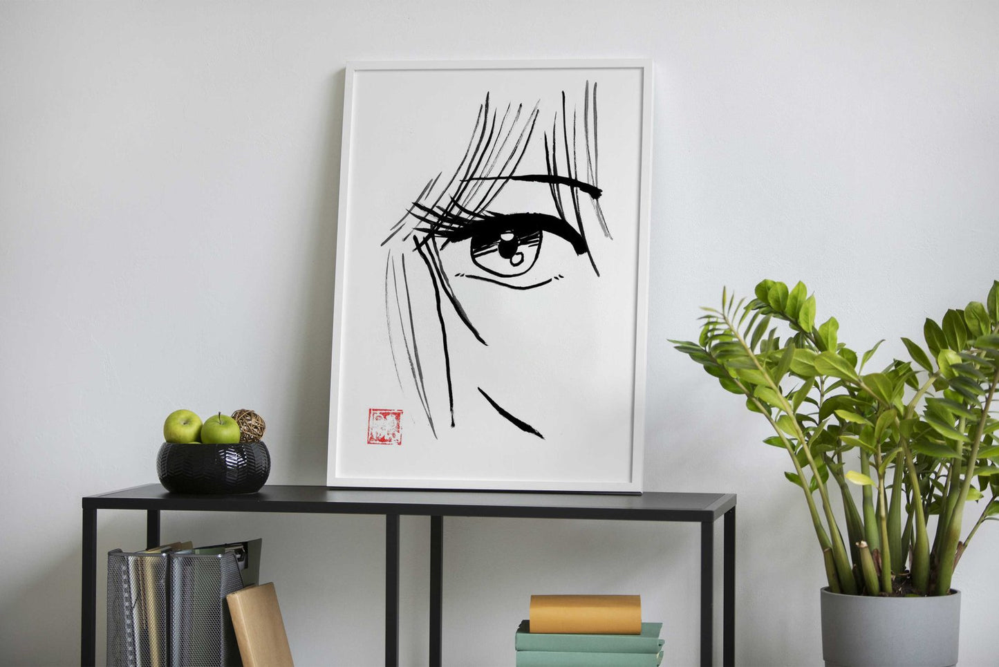 manga eye 02 Asian Style Poster | Wall Art for Home & Office | High-Quality Print - High-Quality Visual Display
