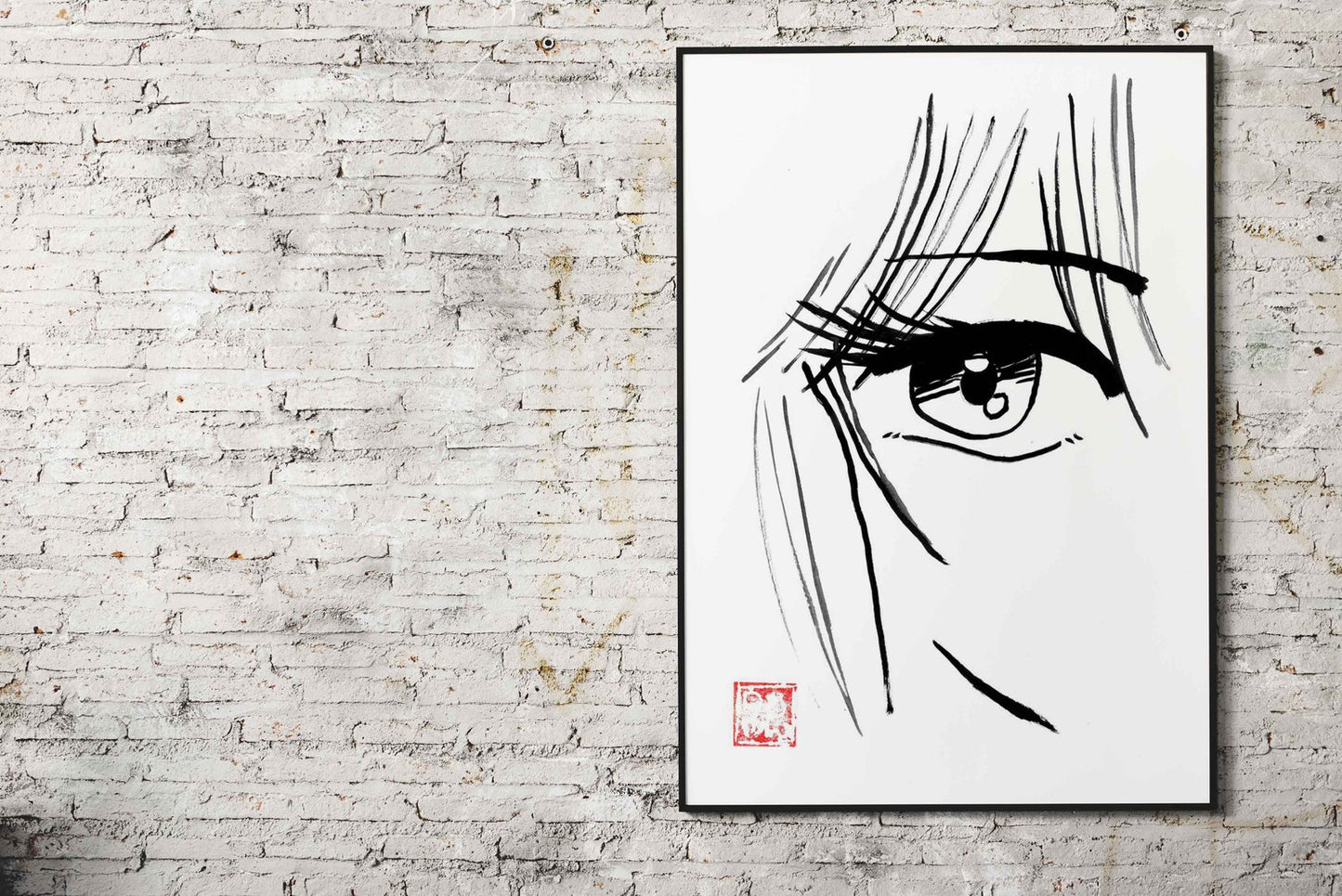 manga eye 02 Asian Style Poster | Wall Art for Home & Office | High-Quality Print - High-Quality Visual Display