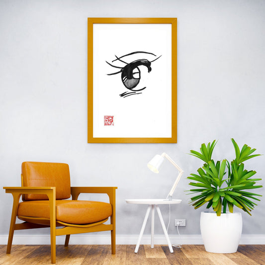 manga eye 03 Asian Style Poster | Wall Art for Home & Office | High-Quality Print - High-Quality Visual Display