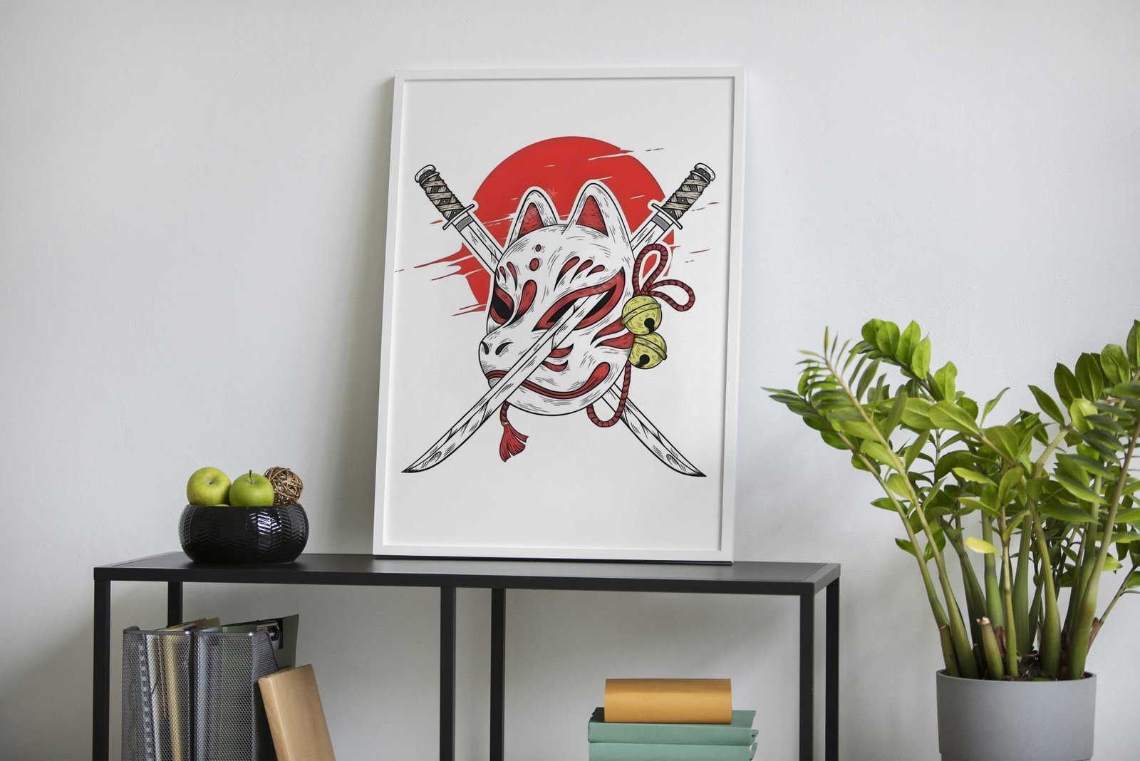 mask kitsune fox animal Asian Style Poster | Wall Art for Home & Office | High-Quality Print - High-Quality Visual Display