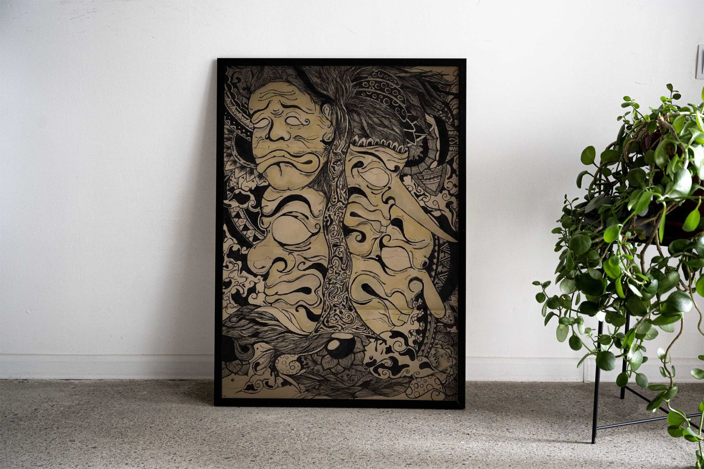 mask of culture Asian Style Poster | Wall Art for Home & Office | High-Quality Print - High-Quality Visual Display