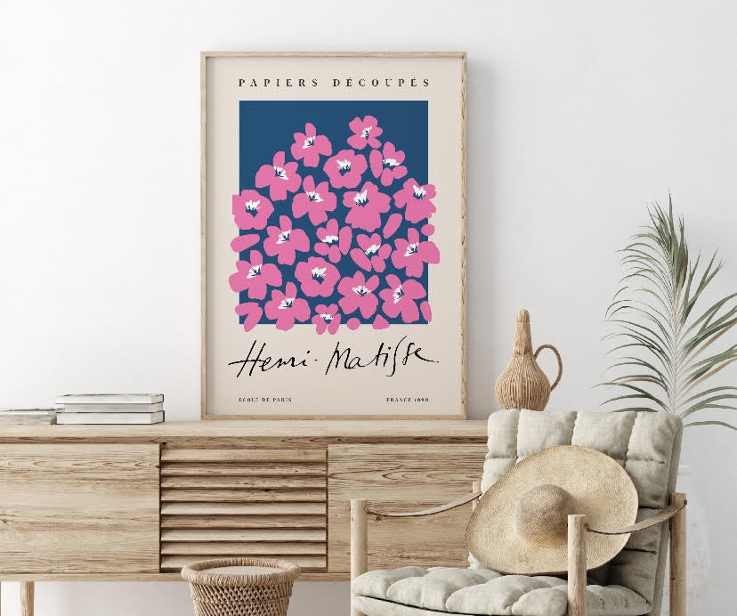 Blossoming Pink Floral Print by Matisse