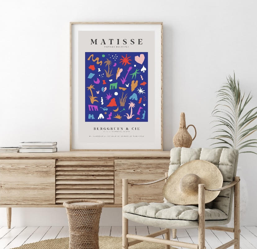 Vibrant Abstract Artwork by Henri Matisse