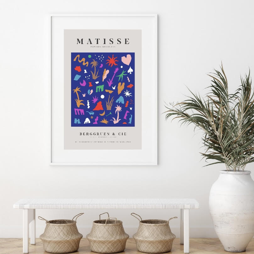 Vibrant Abstract Artwork by Henri Matisse