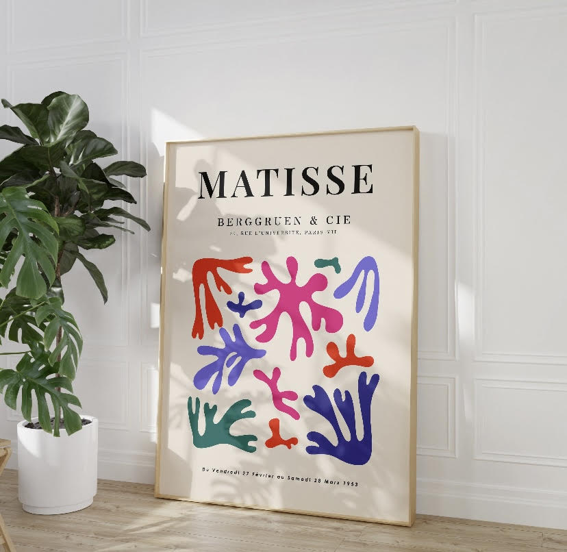 Matisse Duo Vibrant Abstract Art Print Set
