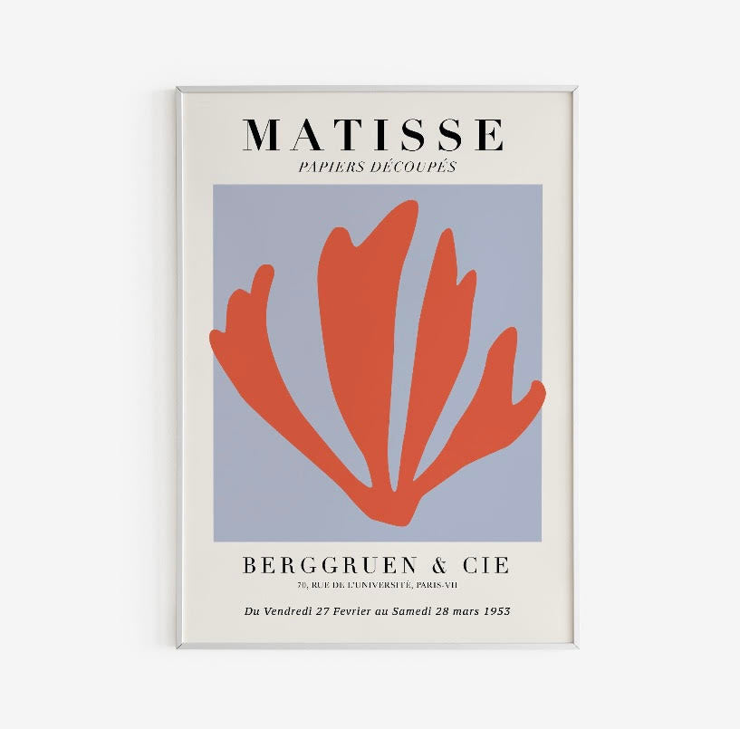 Matisse Orange Cut-Outs Print