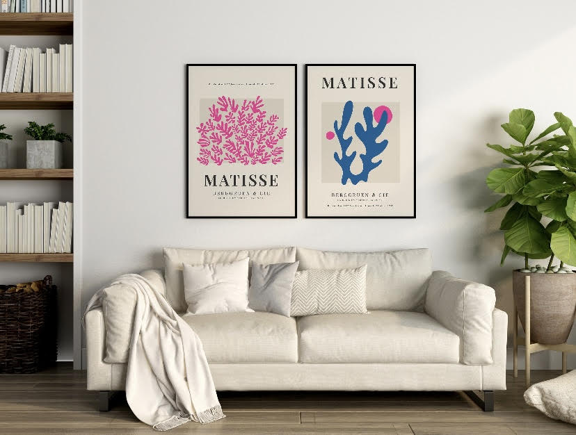 Matisse Pink & Blue Print Duo Set