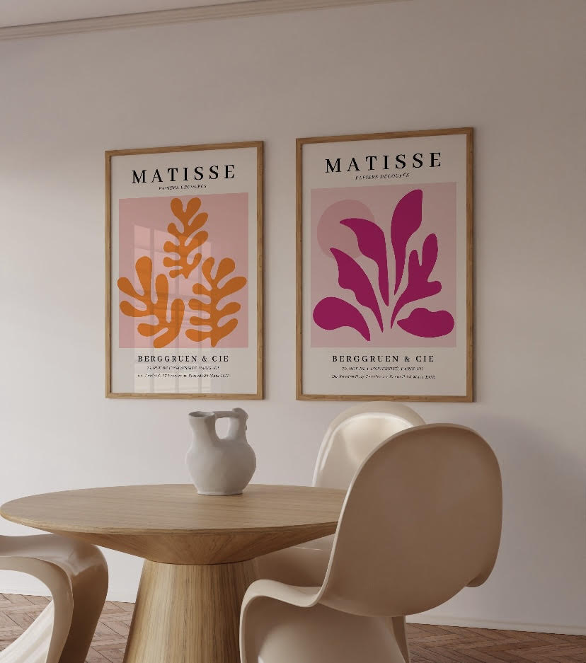 Matisse Pink and Orange Duo Print Collection