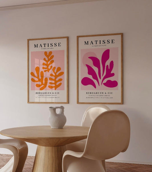 Matisse Pink and Orange Duo Print Collection