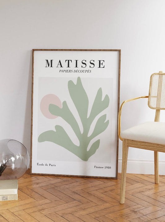 Matisse Duo Print Set in Pink and Sage Green