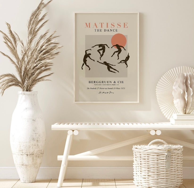 Henri Matisse Monochrome 'The Dance' Artwork