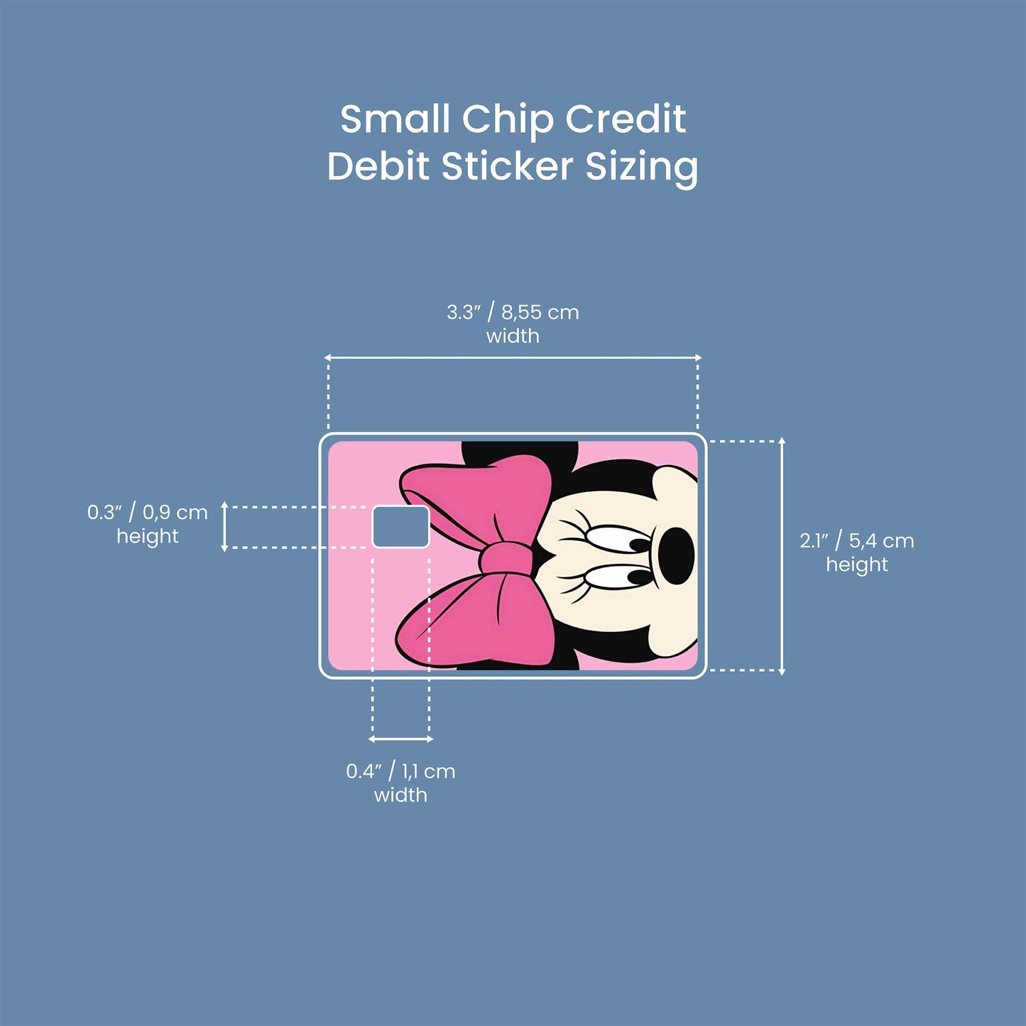 Mimmi Mus - Premium Vinyl Credit Card Skin Cover by Wonderwallsboutique
