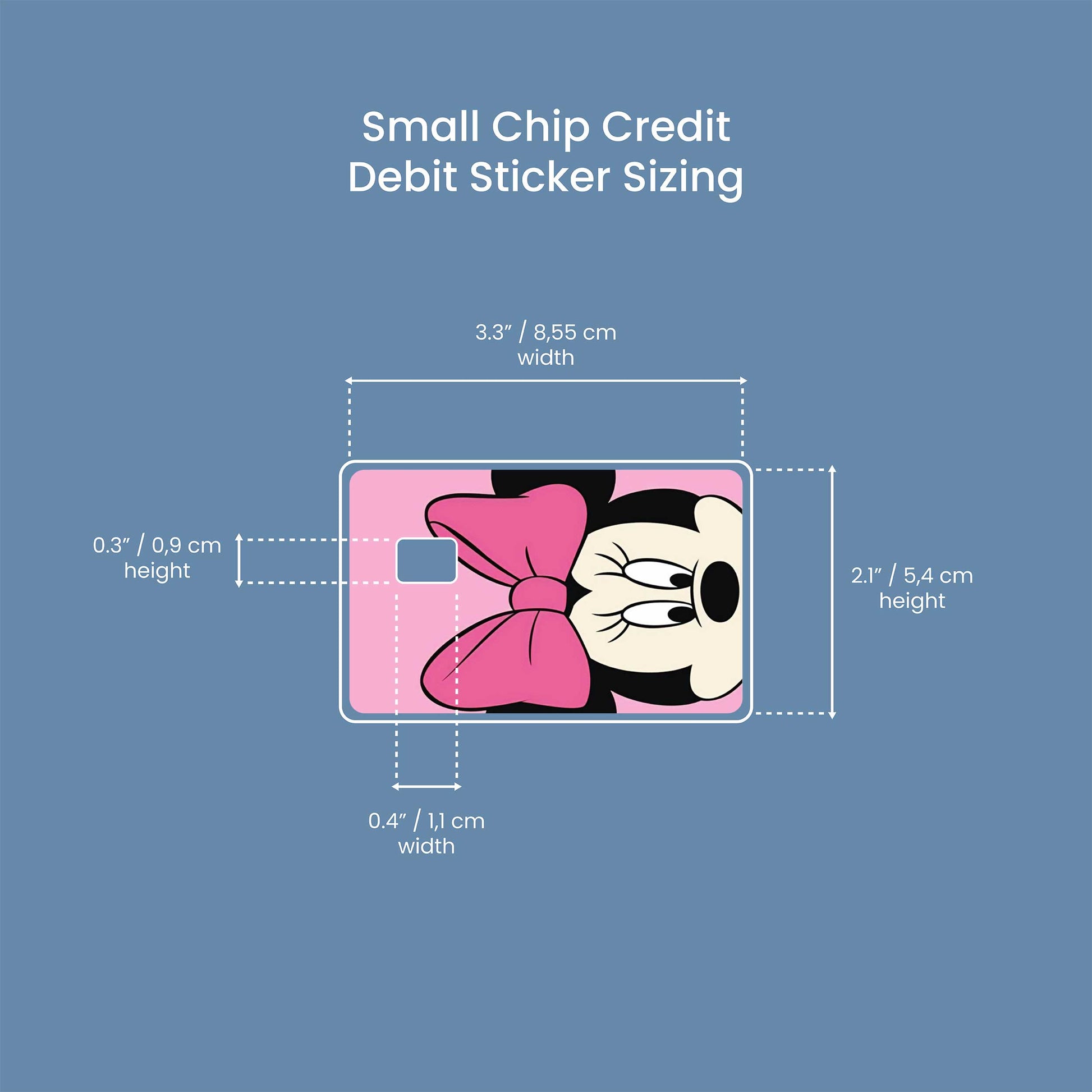 Mimmi Mus - Premium Vinyl Credit Card Skin Cover by Wonderwallsboutique
