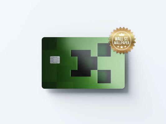 Minecraft Creeper - Premium Vinyl Credit Card Skin Cover by Wonderwallsboutique
