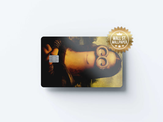 Mona Lisa Minions - Premium Vinyl Credit Card Skin Cover by Wonderwallsboutique