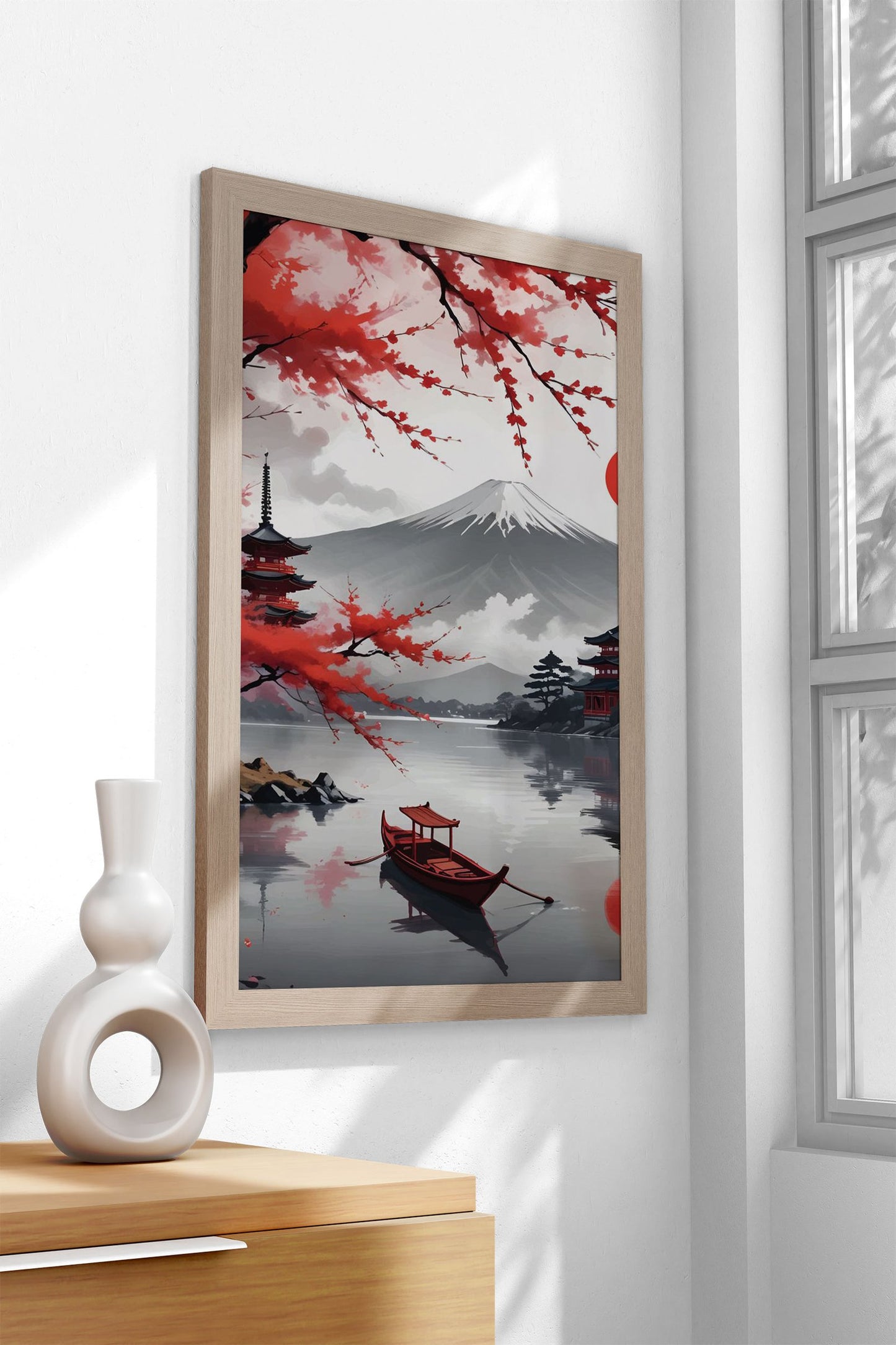 mont fuji landscape Asian Style Poster | Wall Art for Home & Office | High-Quality Print - High-Quality Visual Display