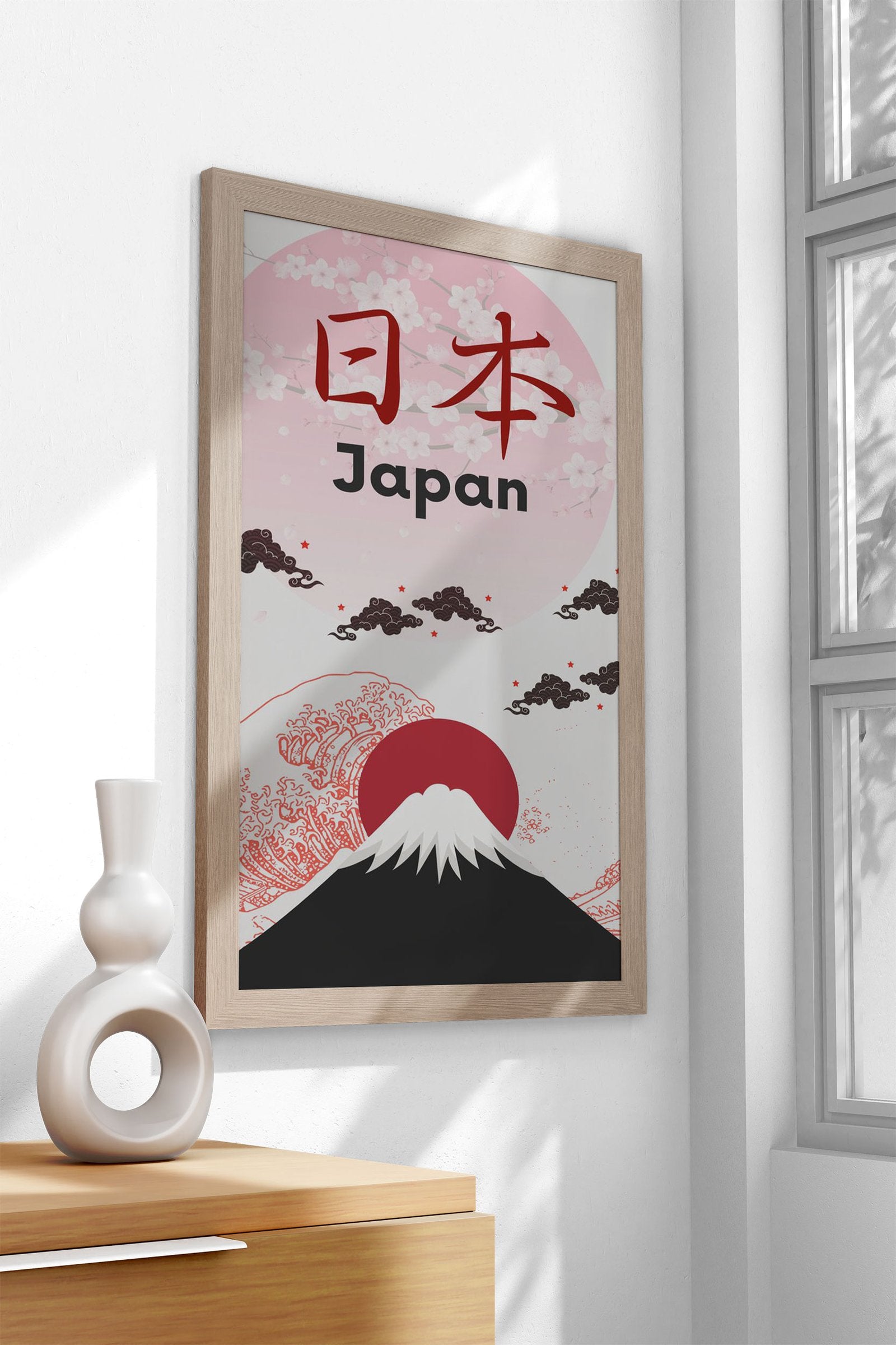 mount fuji japan Asian Style Poster | Wall Art for Home & Office | High-Quality Print - High-Quality Visual Display