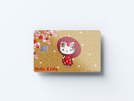 Watercolor my kimono design | credit card sticker | small chip | credit card skin for nursery and home wall decor.