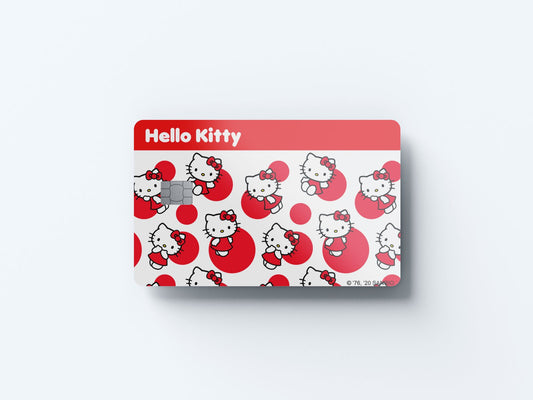 Watercolor my red dress design | credit card sticker | small chip | credit card skin for nursery and home wall decor.