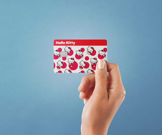 Watercolor my red dress design | credit card sticker | small chip | credit card skin for nursery and home wall decor.
