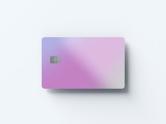 Watercolor mystic haze design | credit card sticker | small chip | credit card skin for nursery and home wall decor.
