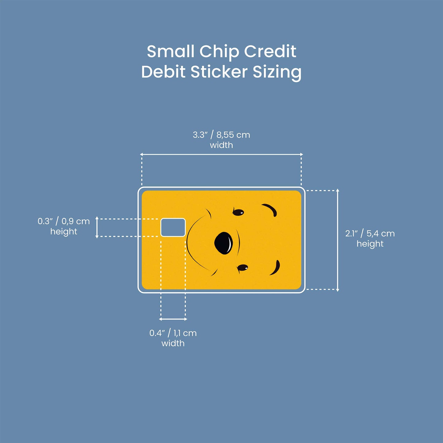 Nalle Puh - Premium Vinyl Credit Card Skin Cover by Wonderwallsboutique