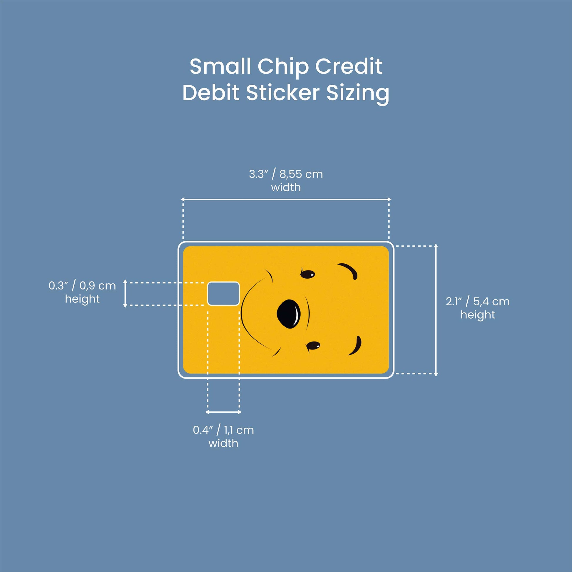 Nalle Puh - Premium Vinyl Credit Card Skin Cover by Wonderwallsboutique