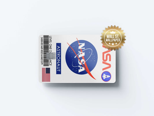 Nasa - Premium Vinyl Credit Card Skin Cover by Wonderwallsboutique