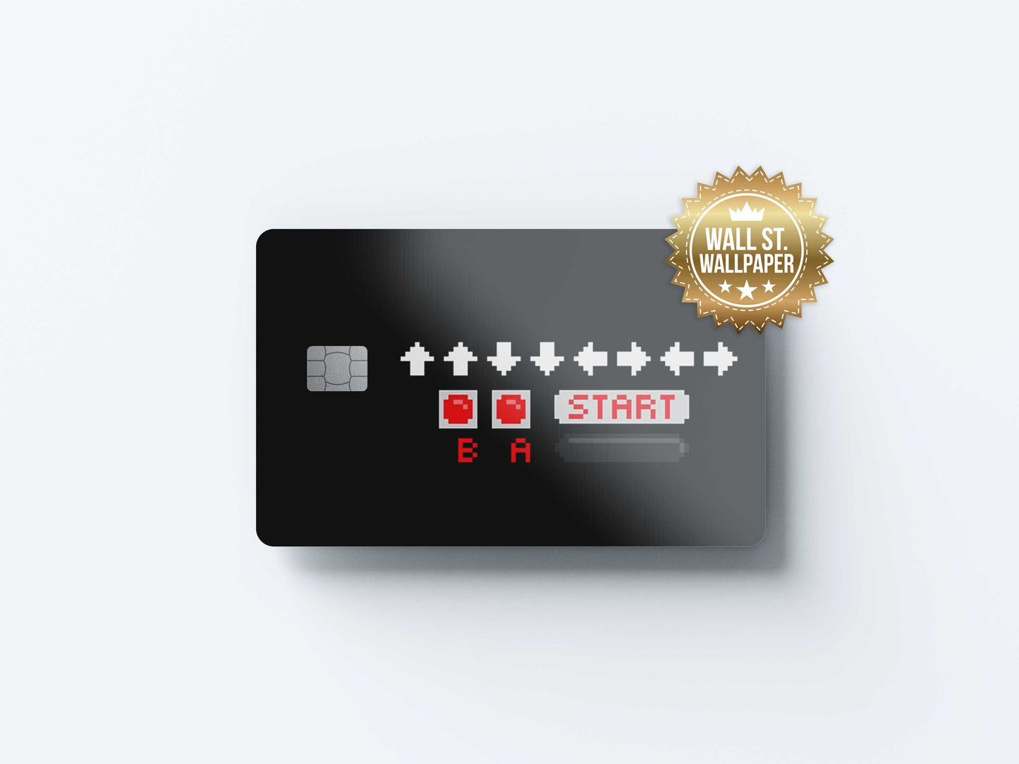 Nes Cheat Code - Premium Vinyl Credit Card Skin Cover by Wonderwallsboutique