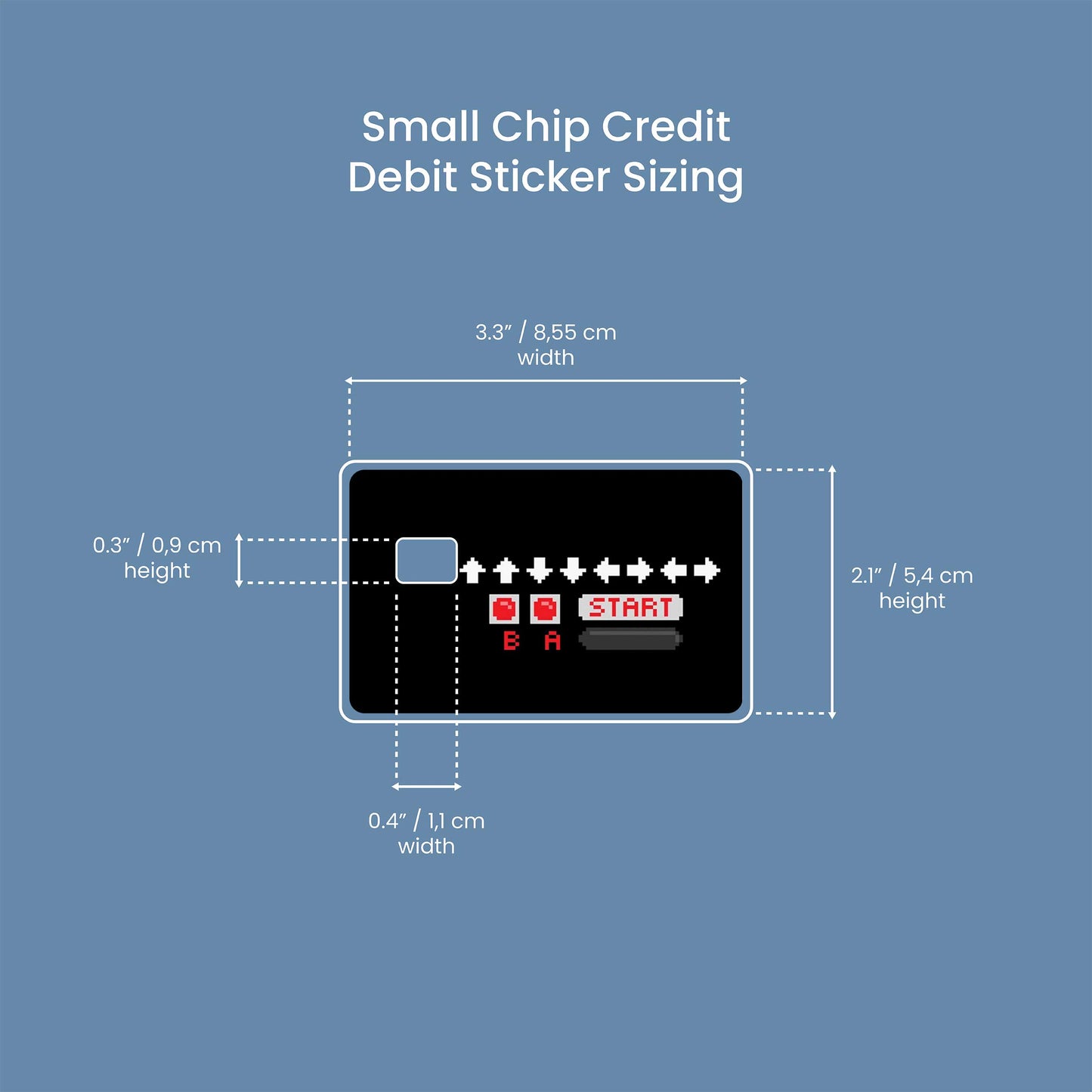 Nes Cheat Code - Premium Vinyl Credit Card Skin Cover by Wonderwallsboutique