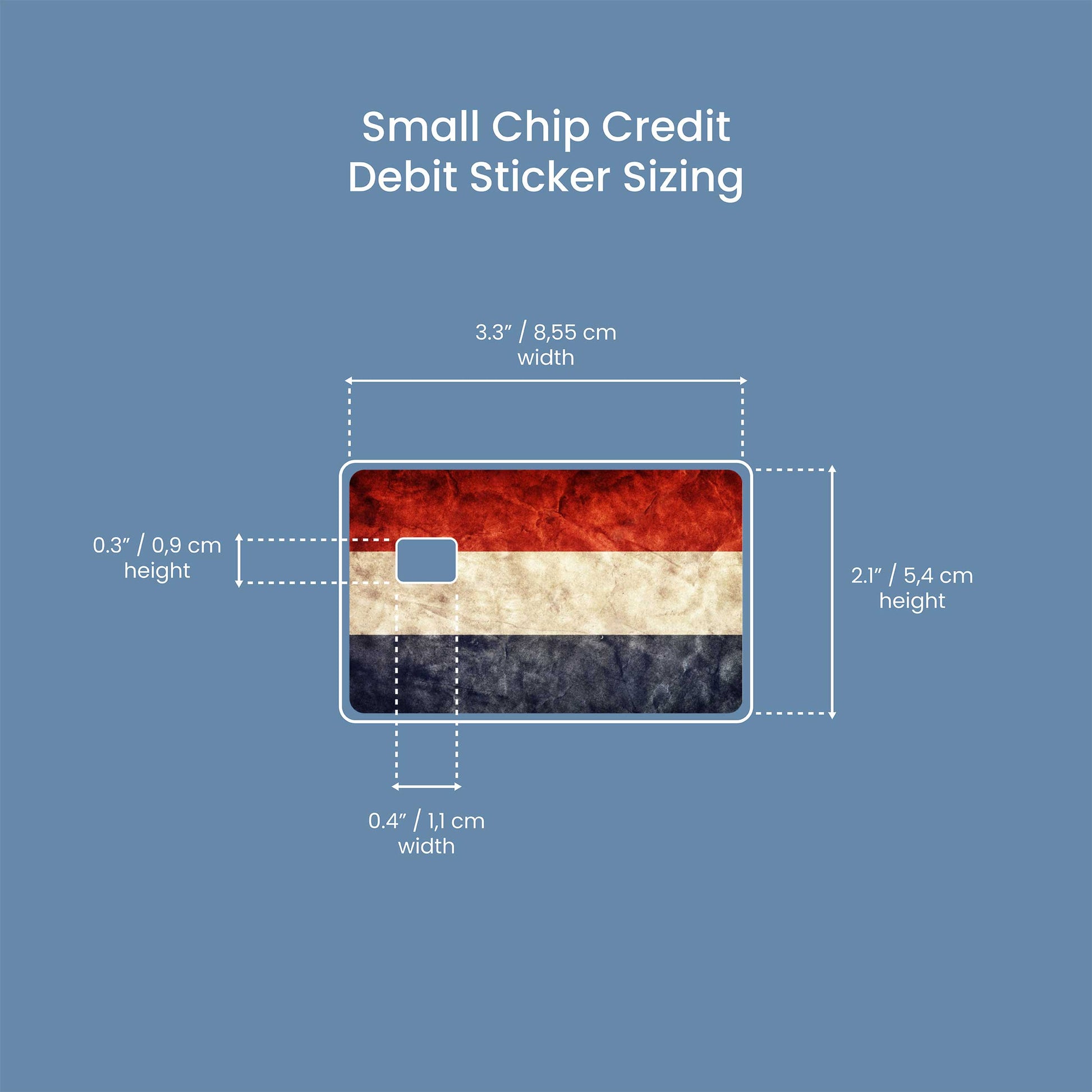 Netherlands Flag - Premium Vinyl Credit Card Skin Cover by Wonderwallsboutique