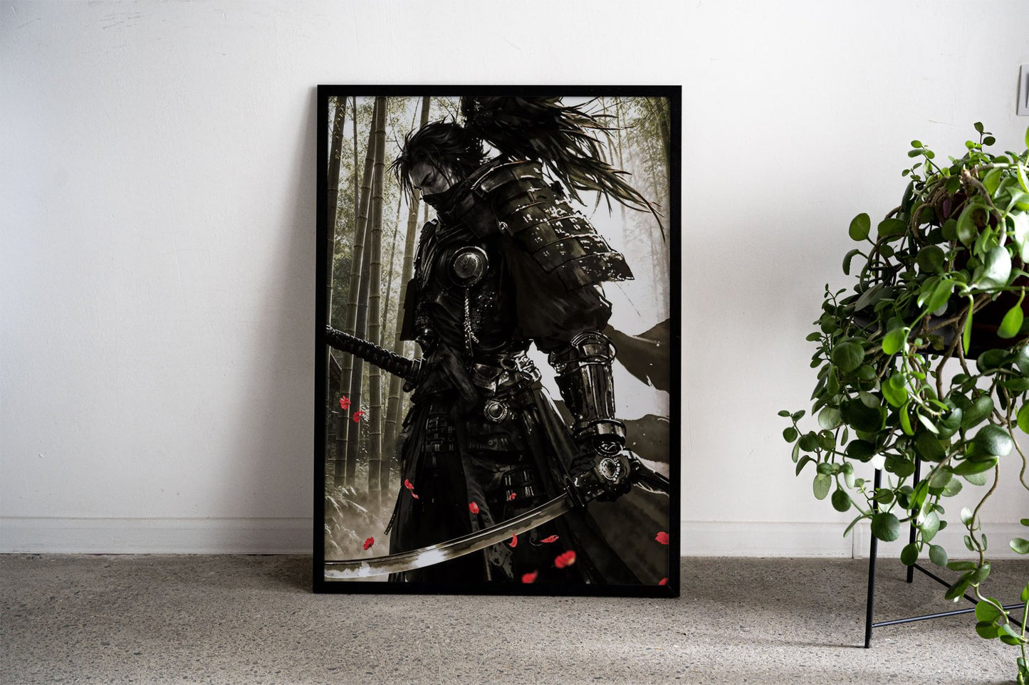 Ninja War Paint Asian Style Poster | Wall Art fo r Home & Office | High-Quality Print