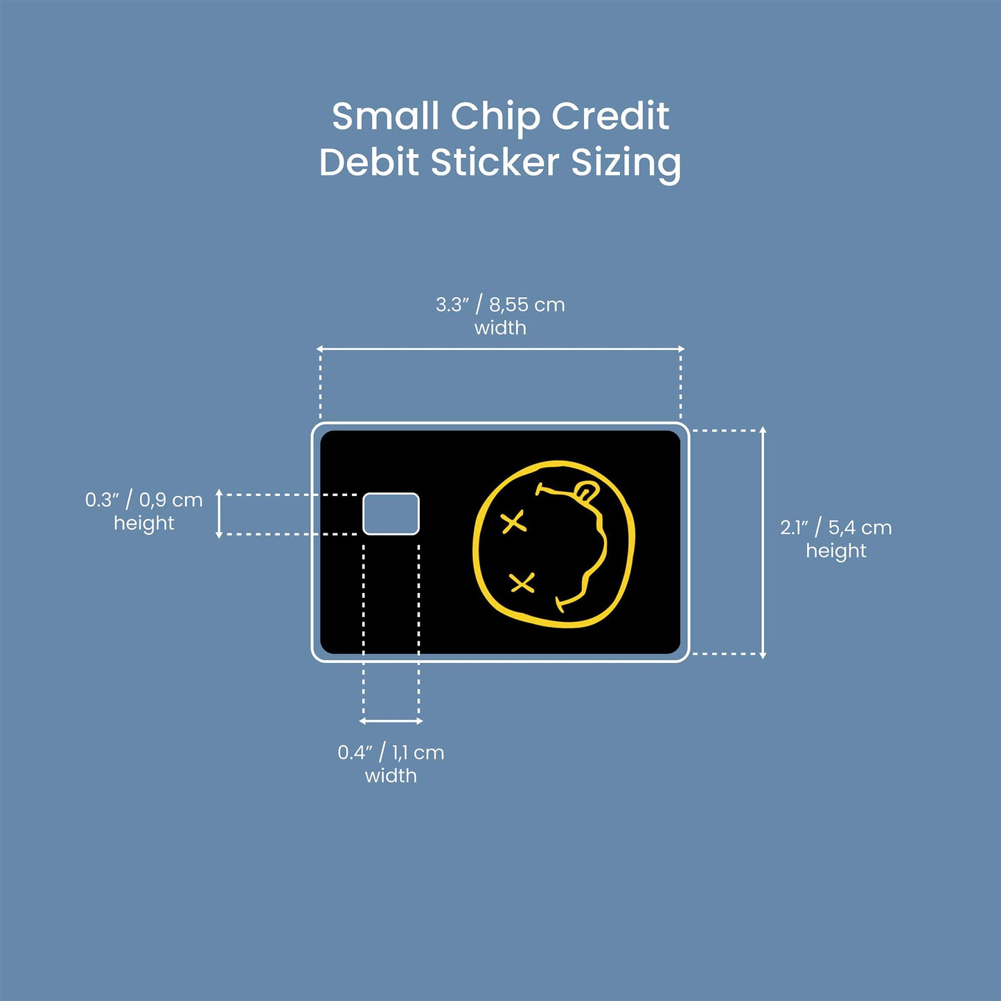 Nivana - Premium Vinyl Credit Card Skin Cover by Wonderwallsboutique