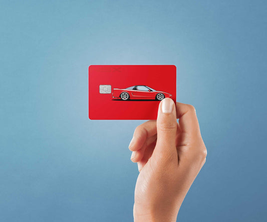 Watercolor nsx design | credit card sticker | small chip | credit card skin for nursery and home wall decor.