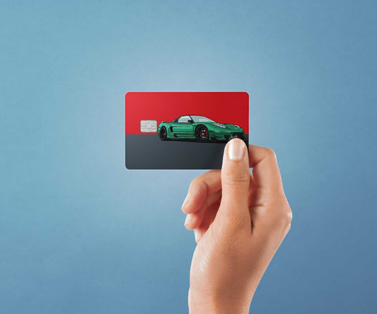 Watercolor nsx widebody design | credit card sticker | small chip | credit card skin for nursery and home wall decor.