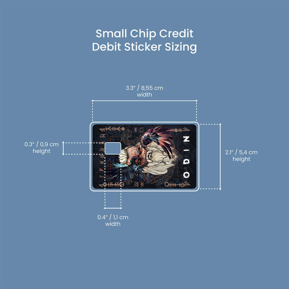 Odin - Premium Vinyl Credit Card Skin Cover by Wonderwallsboutique