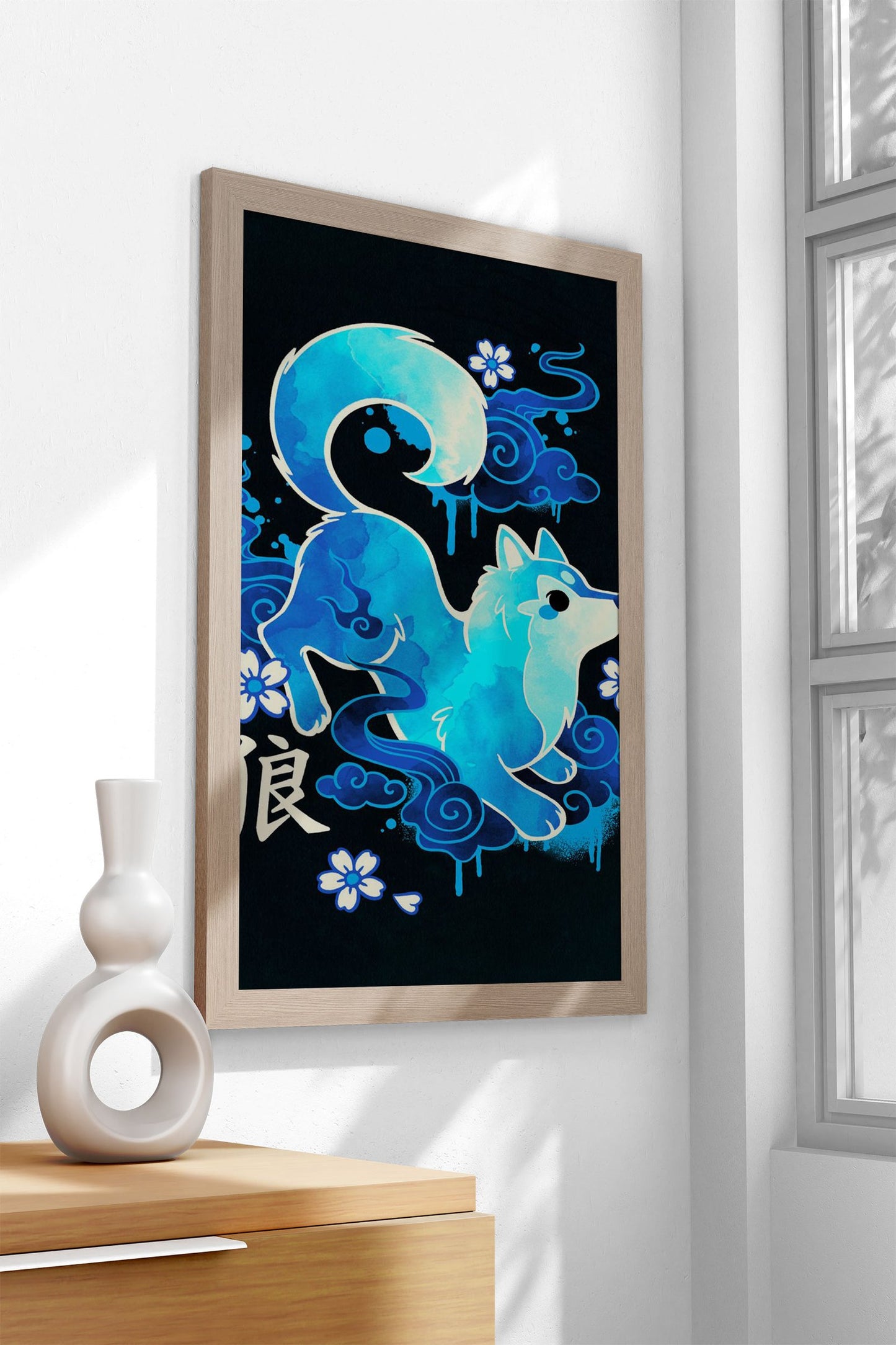 Okami Asian Style Poster | Wall Art for Home &  Office | High-Quality Print