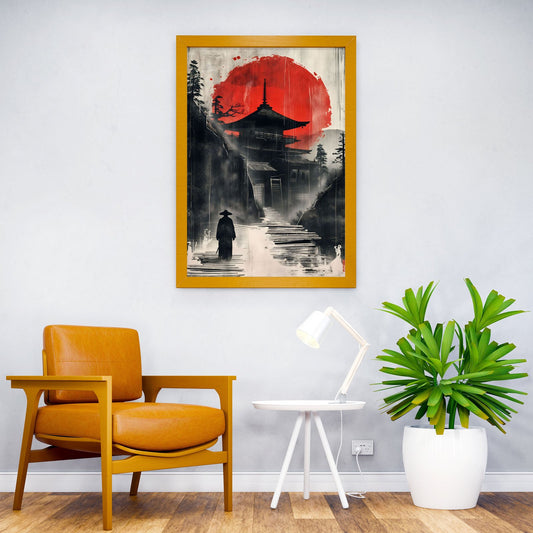old japanese temple Asian Style Poster | Wall A rt for Home & Office | High-Quality Print