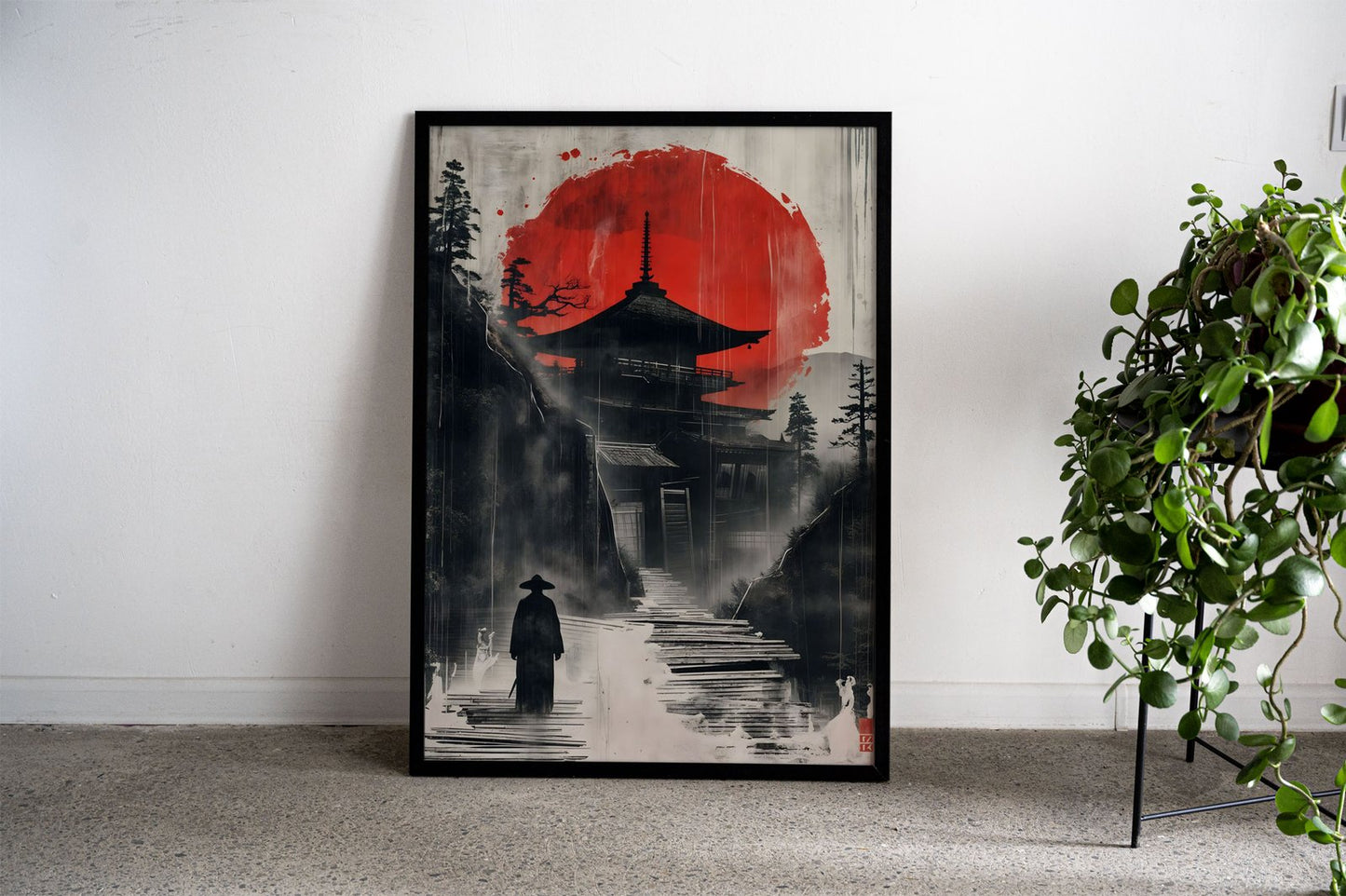 old japanese temple Asian Style Poster | Wall A rt for Home & Office | High-Quality Print