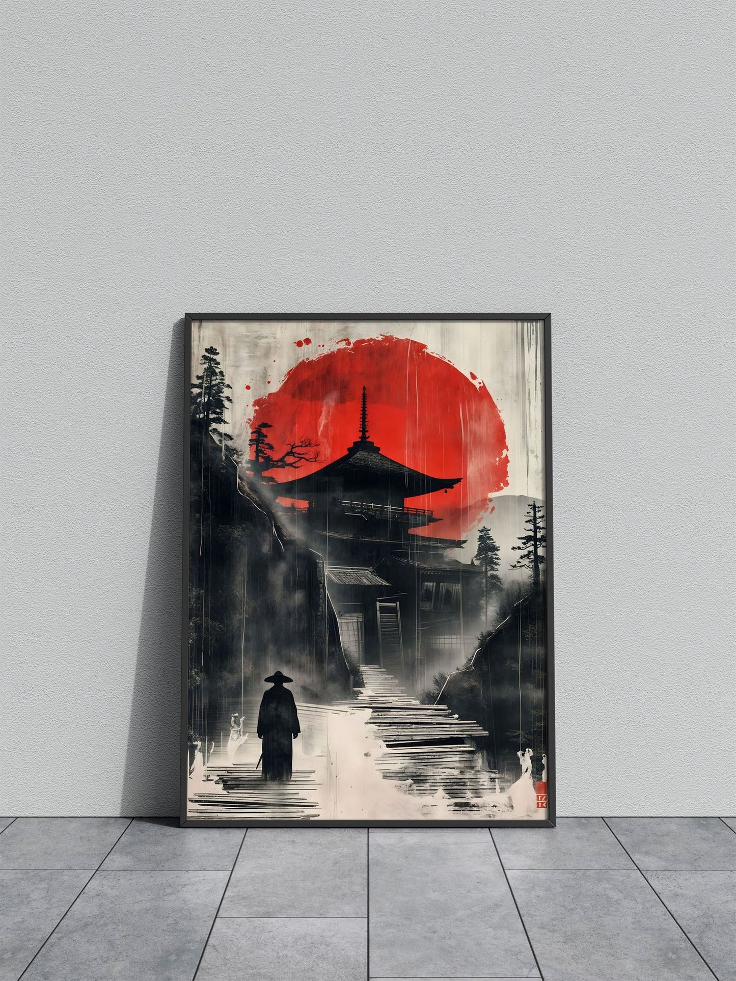 old japanese temple Asian Style Poster | Wall A rt for Home & Office | High-Quality Print