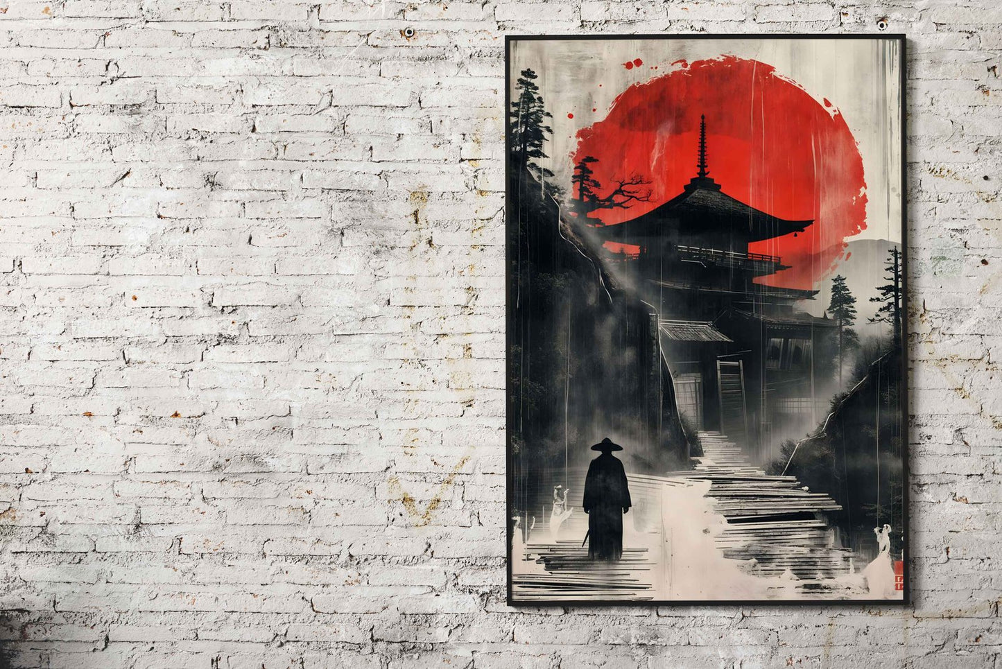 old japanese temple Asian Style Poster | Wall A rt for Home & Office | High-Quality Print