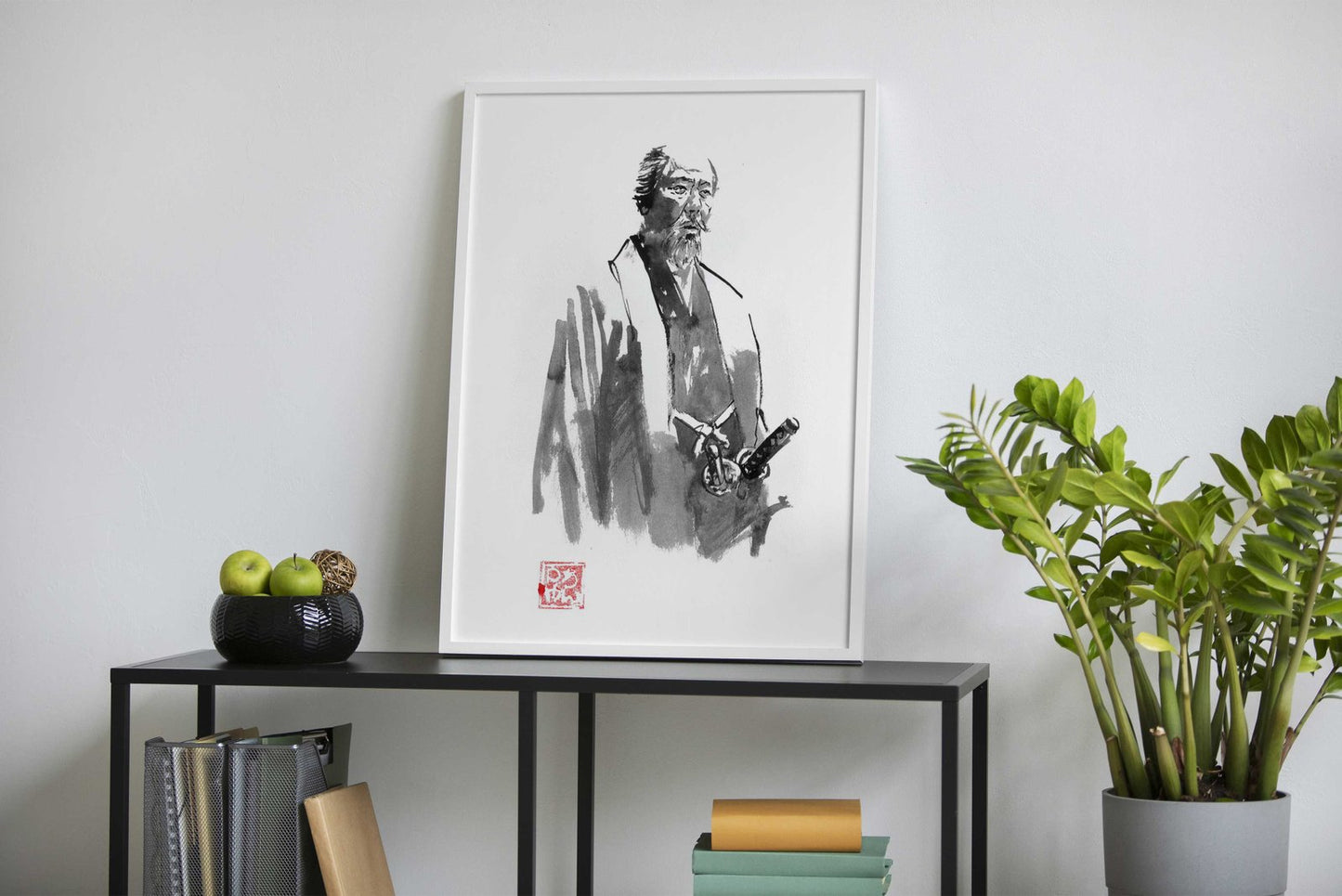 old lord samurai Asian Style Poster | Wall Art f or Home & Office | High-Quality Print