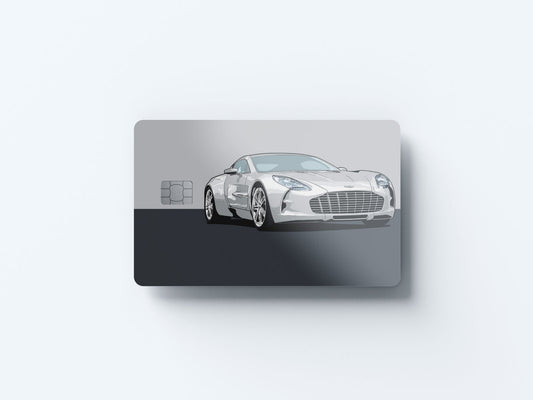 Watercolor one77 design | credit card sticker | small chip | credit card skin for nursery and home wall decor.