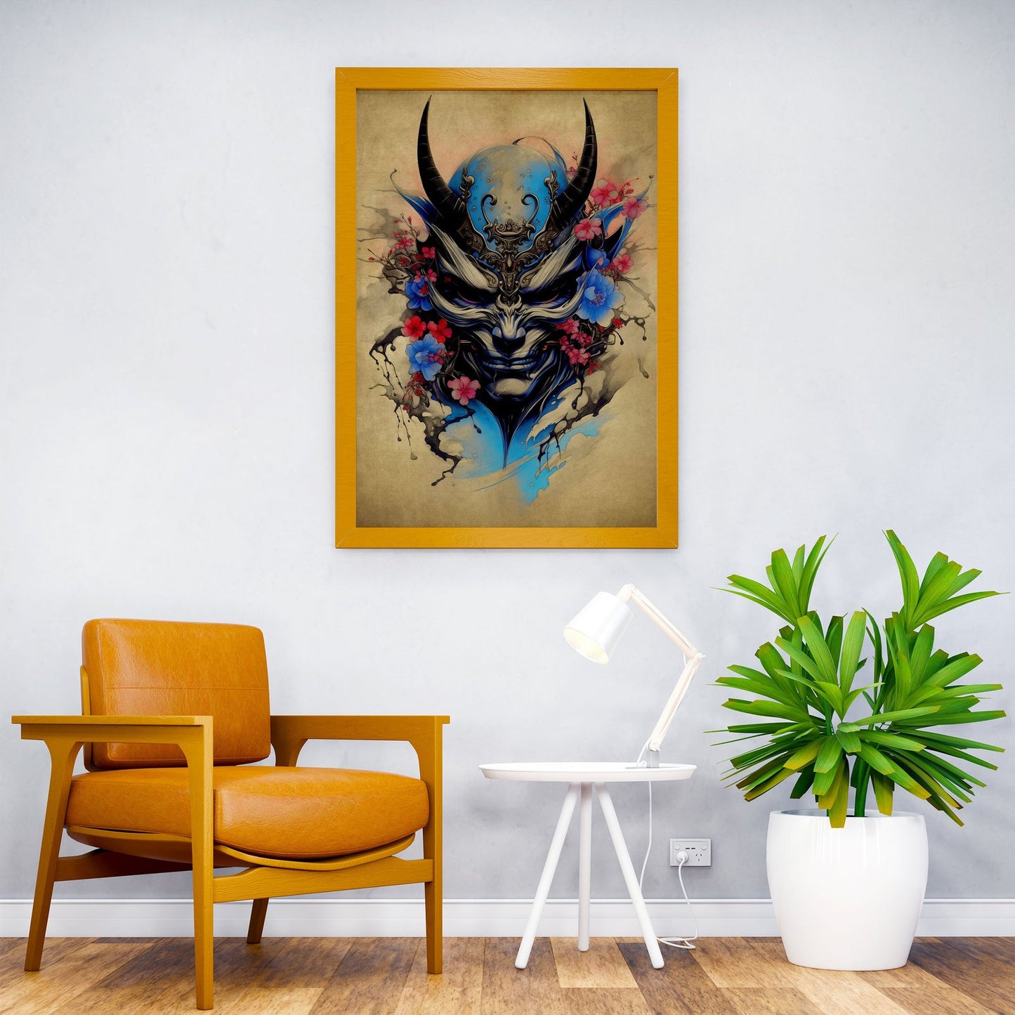 Oni Samurai No2 Asian Style Poster | Wall Art f or Home & Office | High-Quality Print