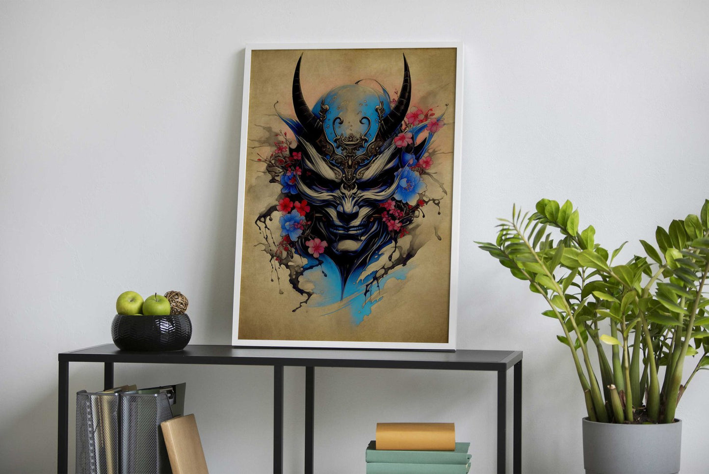Oni Samurai No2 Asian Style Poster | Wall Art f or Home & Office | High-Quality Print