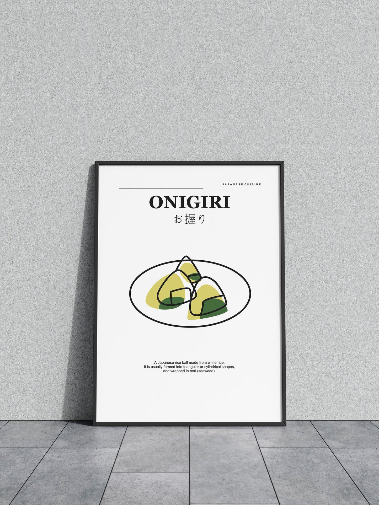 ONIGIRI GANG Asian Style Poster | Wall Art for  Home & Office | High-Quality Print